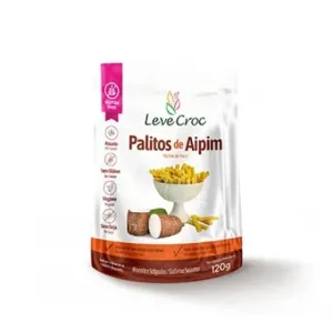 PALITOS SALGADOS DE AIPIM SEM GLÚTEN  120g